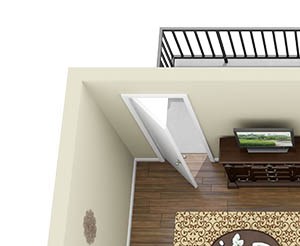 Yosemite Latte, Studio 1 Bath 458 SQ.FT. floor plan